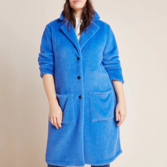 Anthropologie Colleen Faux Fur Jacket - Picture 1 of 10